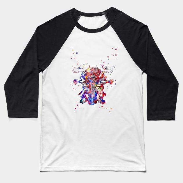 Cervical ligaments Baseball T-Shirt by RosaliArt